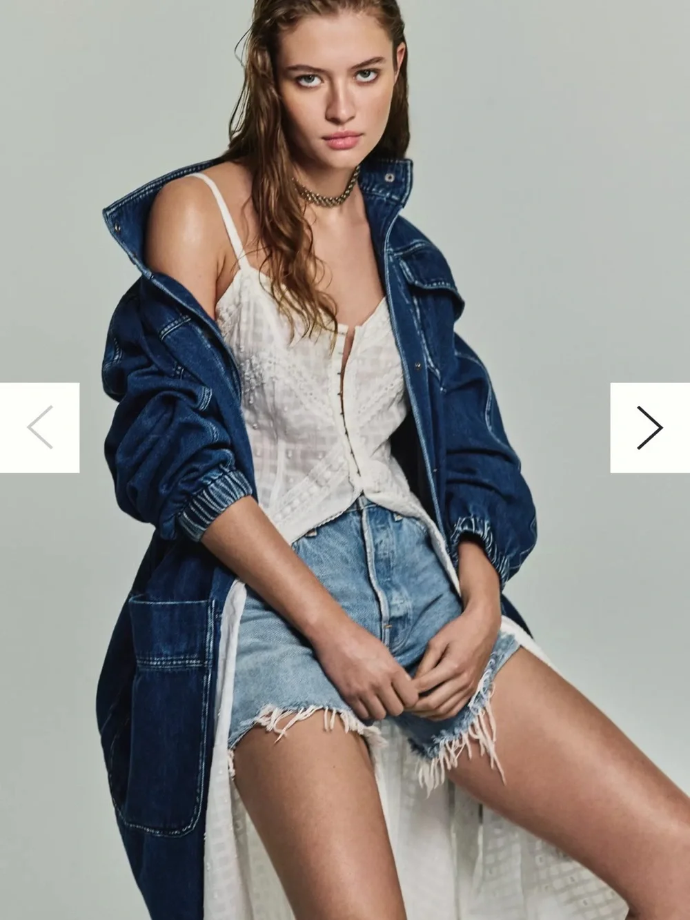 NWT🌷AGOLDE Parker Denim Long Shorts